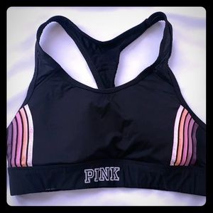 Pink Padded Sports Bra